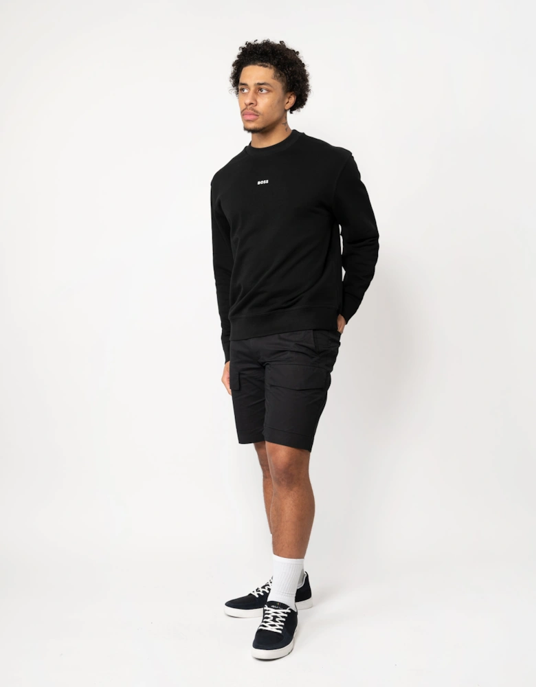 BOSS Orange WeSmallcrew Mens Sweatshirt - Black 001