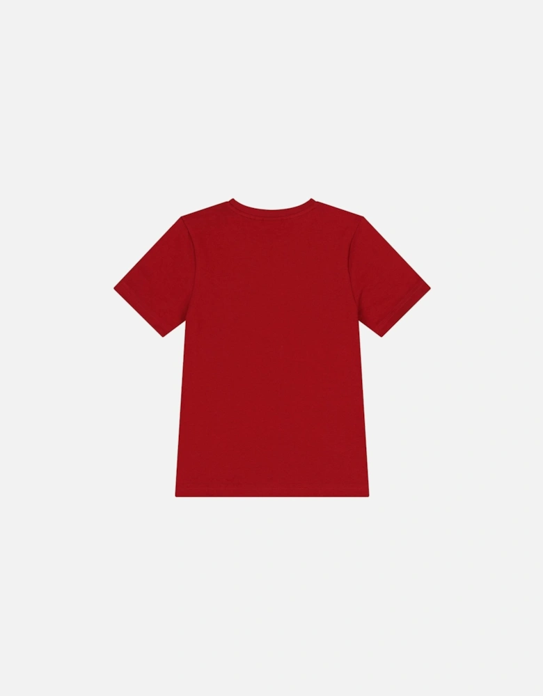 BOSS BOYS RED T SHIRT J52711