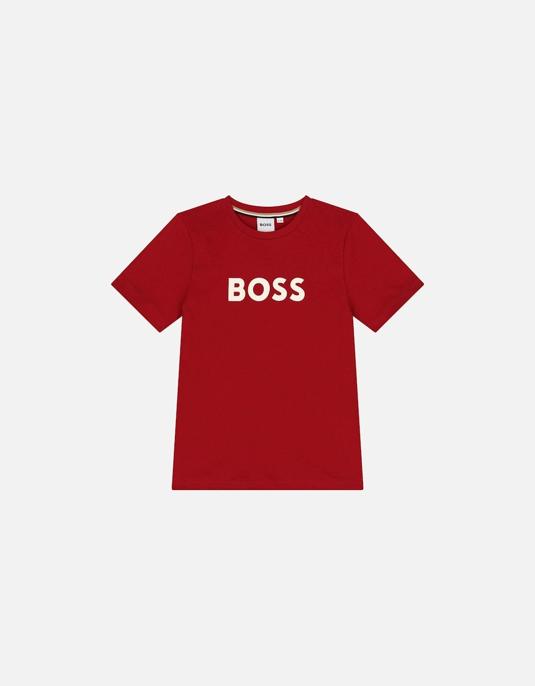 BOSS BOYS RED T SHIRT J52711, 4 of 3