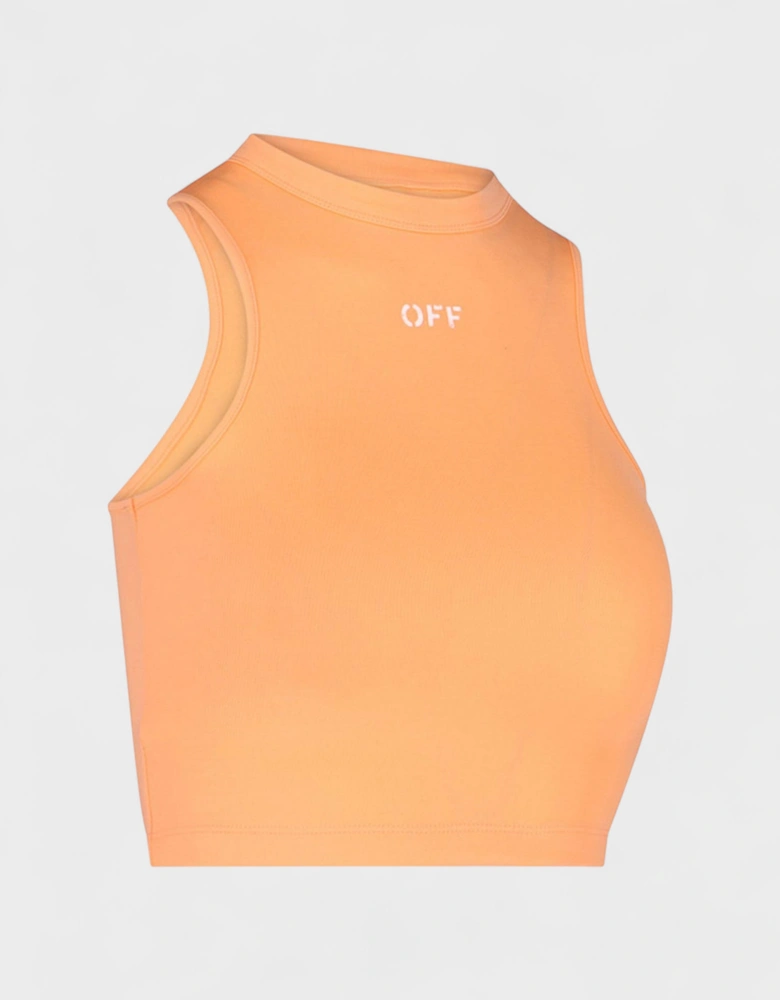 Sleek Rowing Top Peach Orange