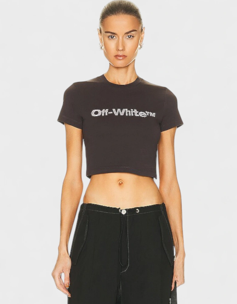 Bling Bounce 90S Fit Tee Dark Grey