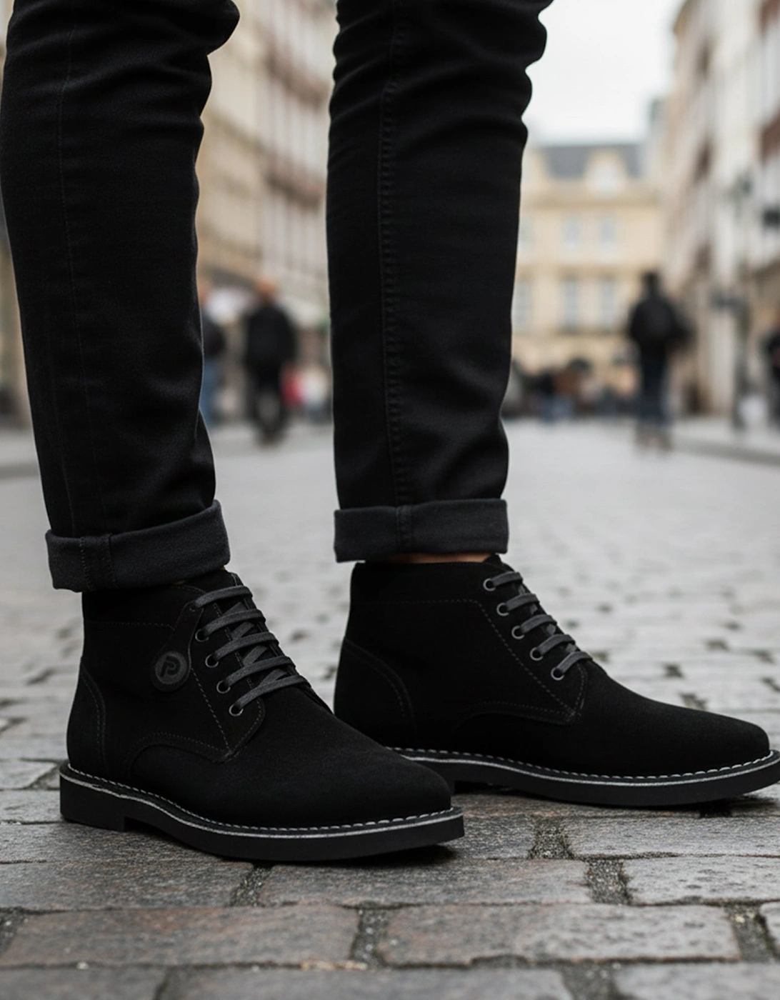 RANGER Mens Desert Boots Black