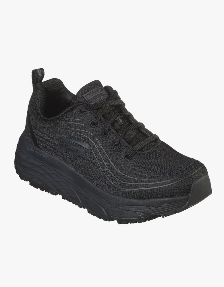 108016EC MAX CUSHIONING ELITE SR Womens Occupational Trainers Black