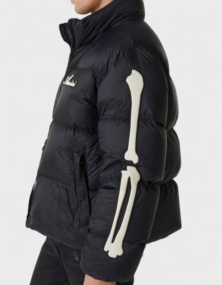 Bones Down Puffer Jacket Black