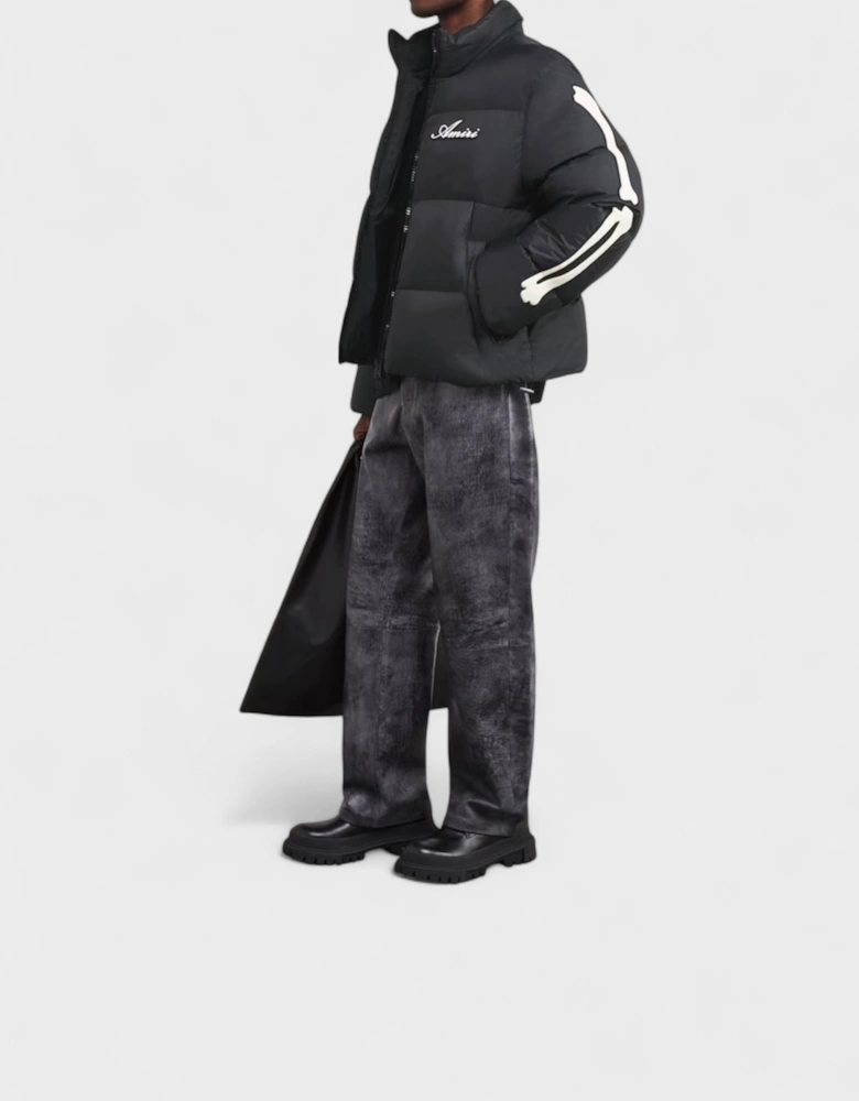 Bones Down Puffer Jacket Black
