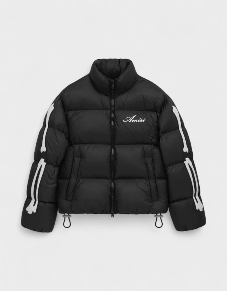 Bones Down Puffer Jacket Black