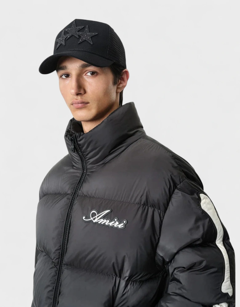 Bones Down Puffer Jacket Black