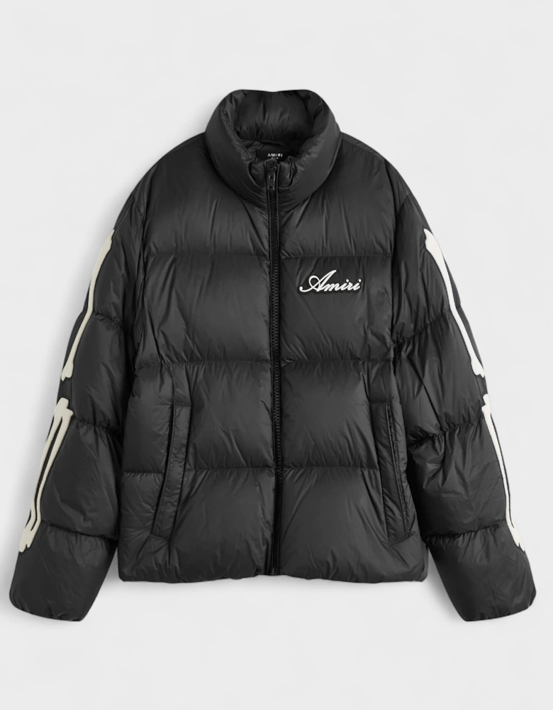 Bones Down Puffer Jacket Black