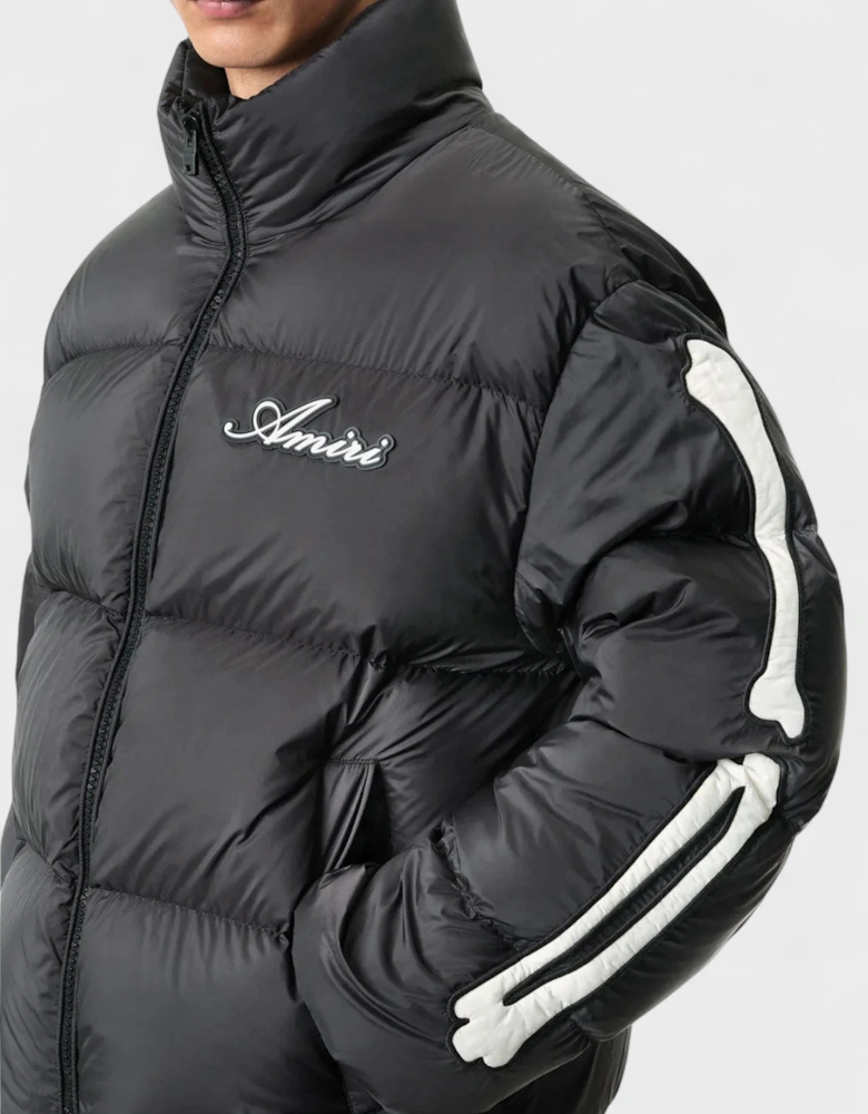 Bones Down Puffer Jacket Black