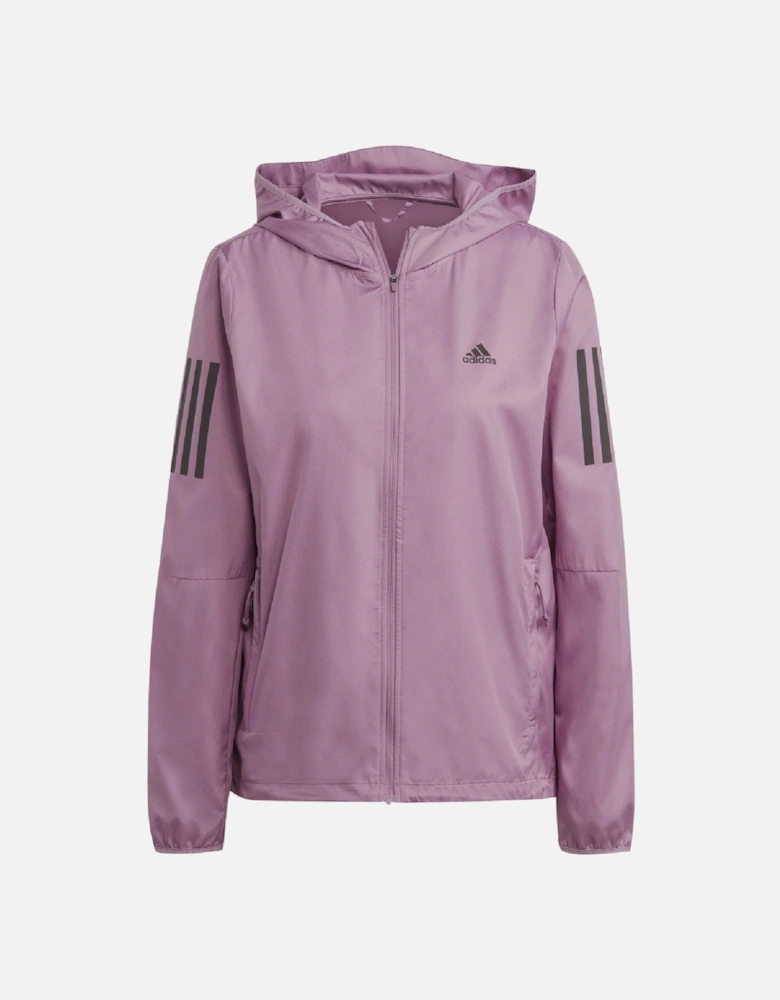 Own The Run Hooded Running Windbreaker
