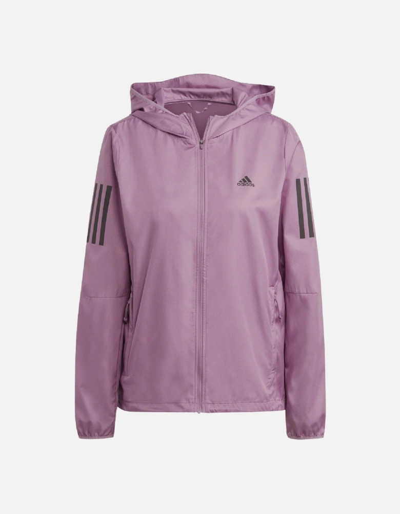 Own The Run Hooded Running Windbreaker