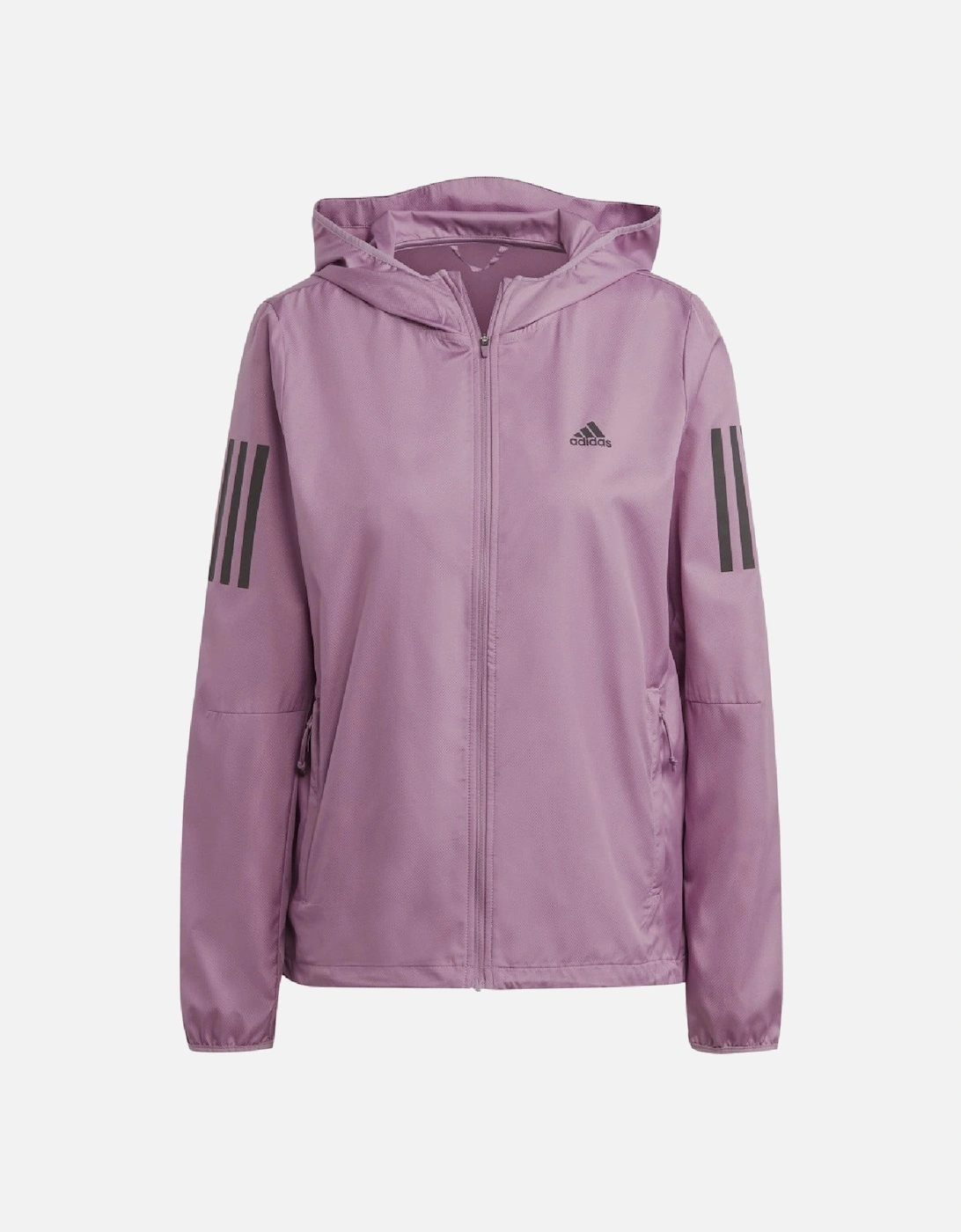 Own The Run Hooded Running Windbreaker