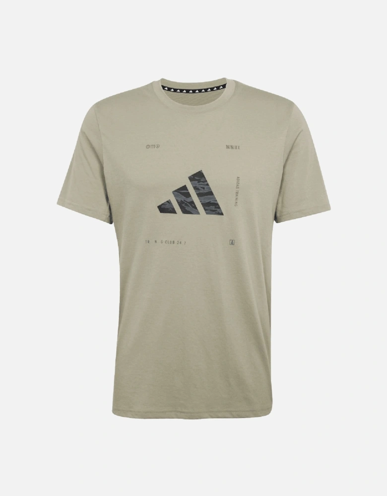 Climacool Training Camo Logo Graphic T-Shirt