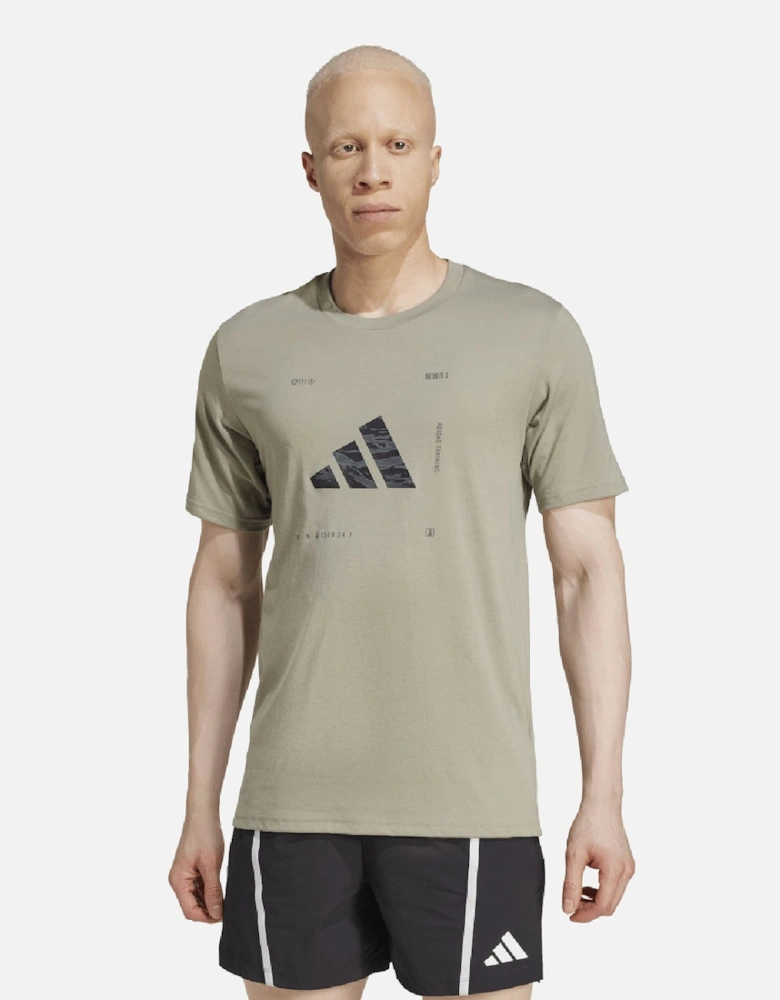 Climacool Training Camo Logo Graphic T-Shirt