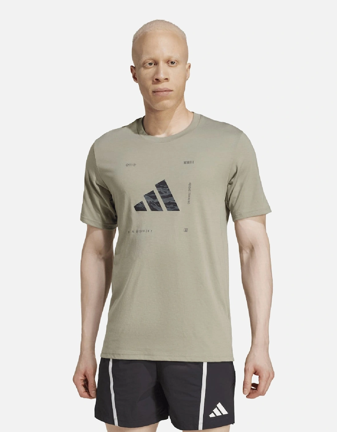 Climacool Training Camo Logo Graphic T-Shirt, 7 of 6