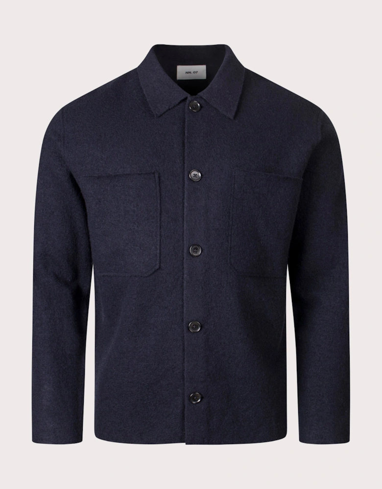 Jonas Boiled Wool Overshirt