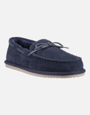 Navy Suede