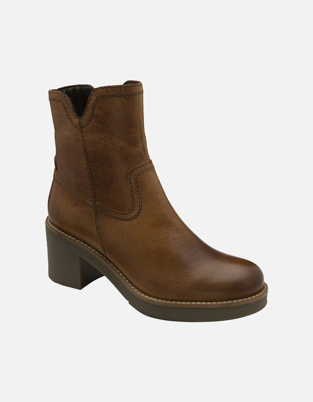 Ravel Women's Lawers Womens Heeled Ankle Boots - Brown - Size: 7