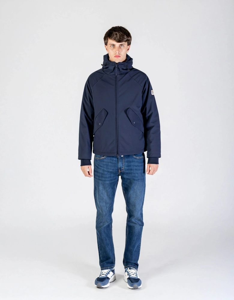 Mens Soft Shell Mid Parka - Navy 11