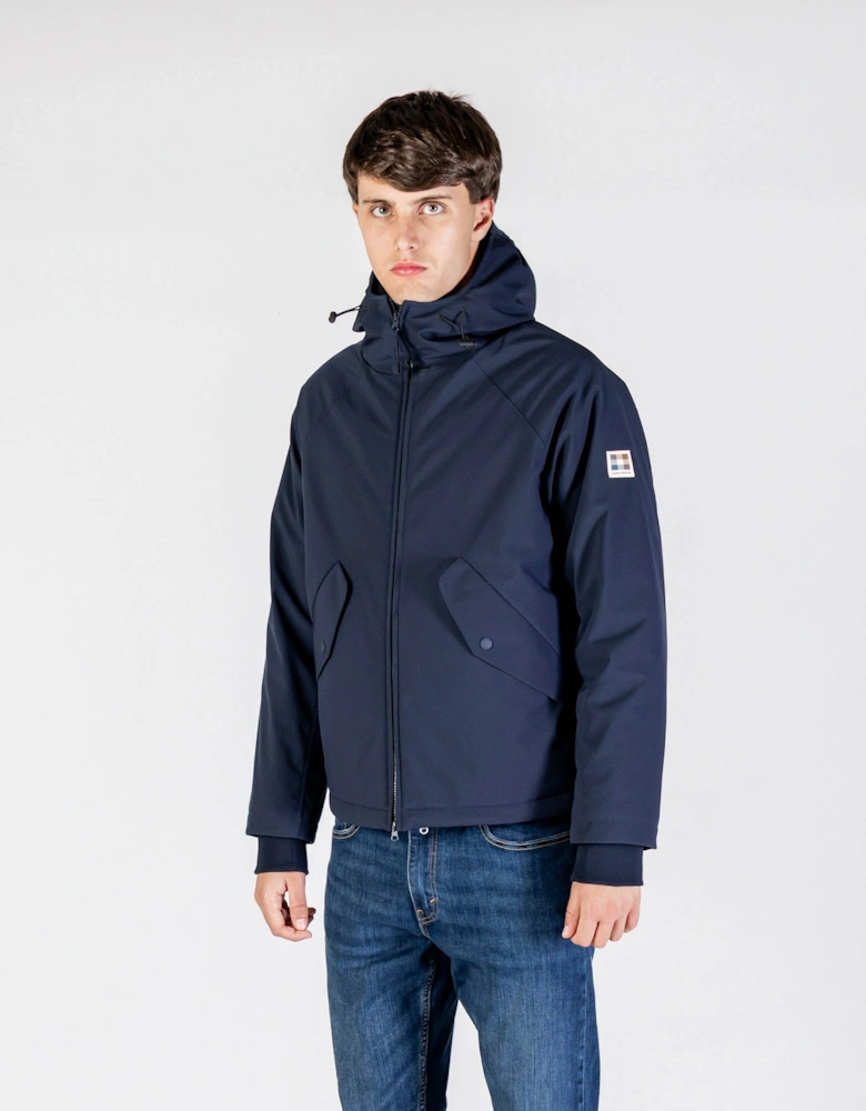 Mens Soft Shell Mid Parka - Navy 11