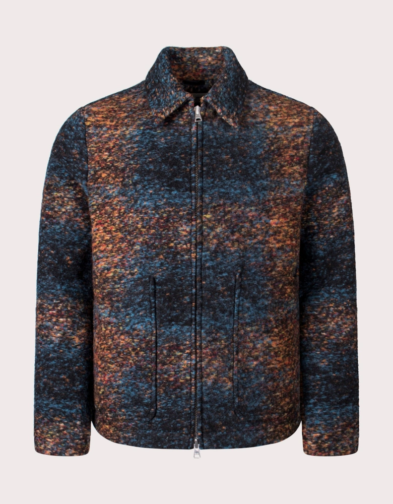 Gael Checkered Wool Blend Jacket