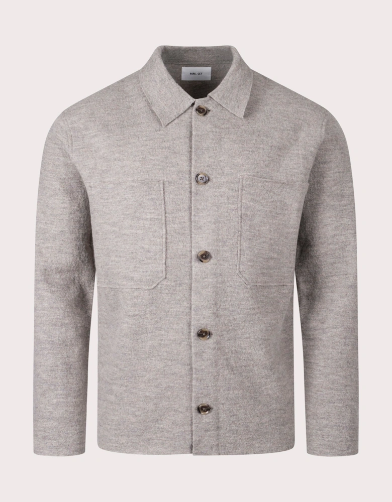 Jonas Boiled Wool Overshirt