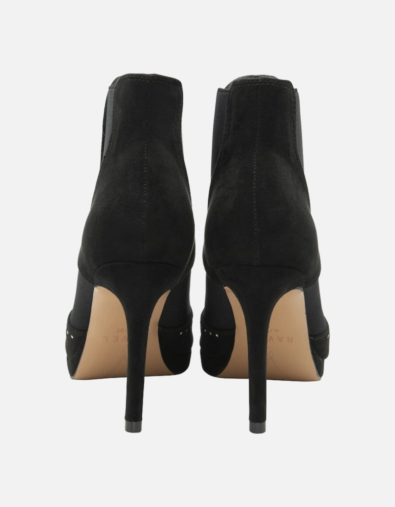 Polla Womens High Heeled Ankle Boots
