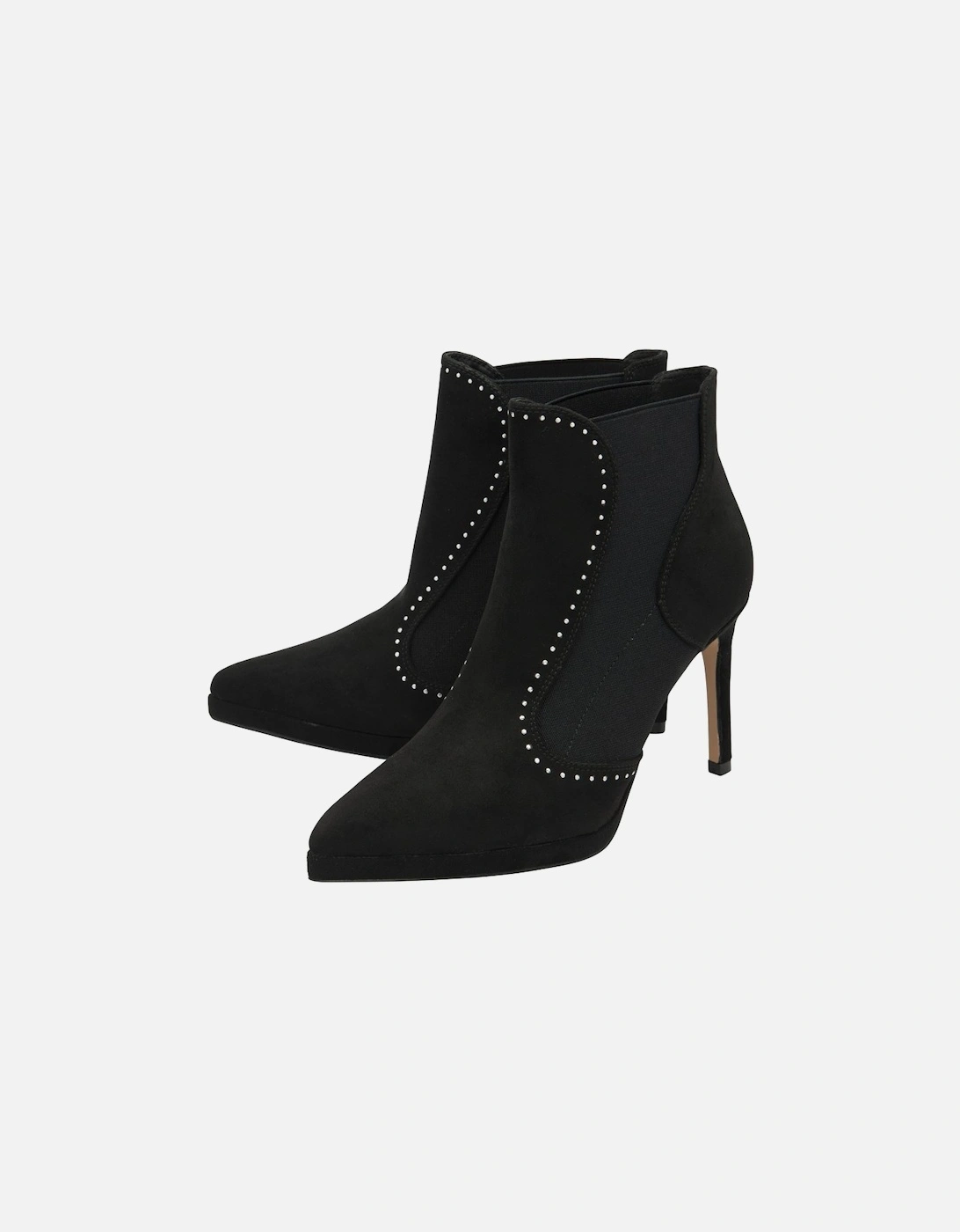 Polla Womens High Heeled Ankle Boots