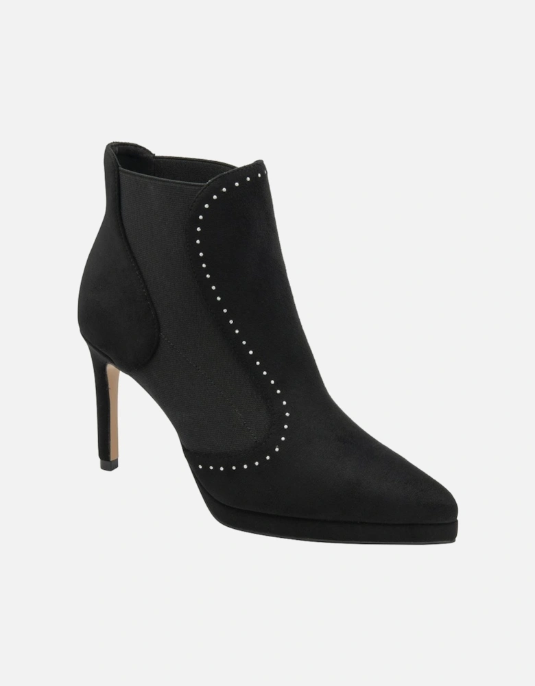 Polla Womens High Heeled Ankle Boots