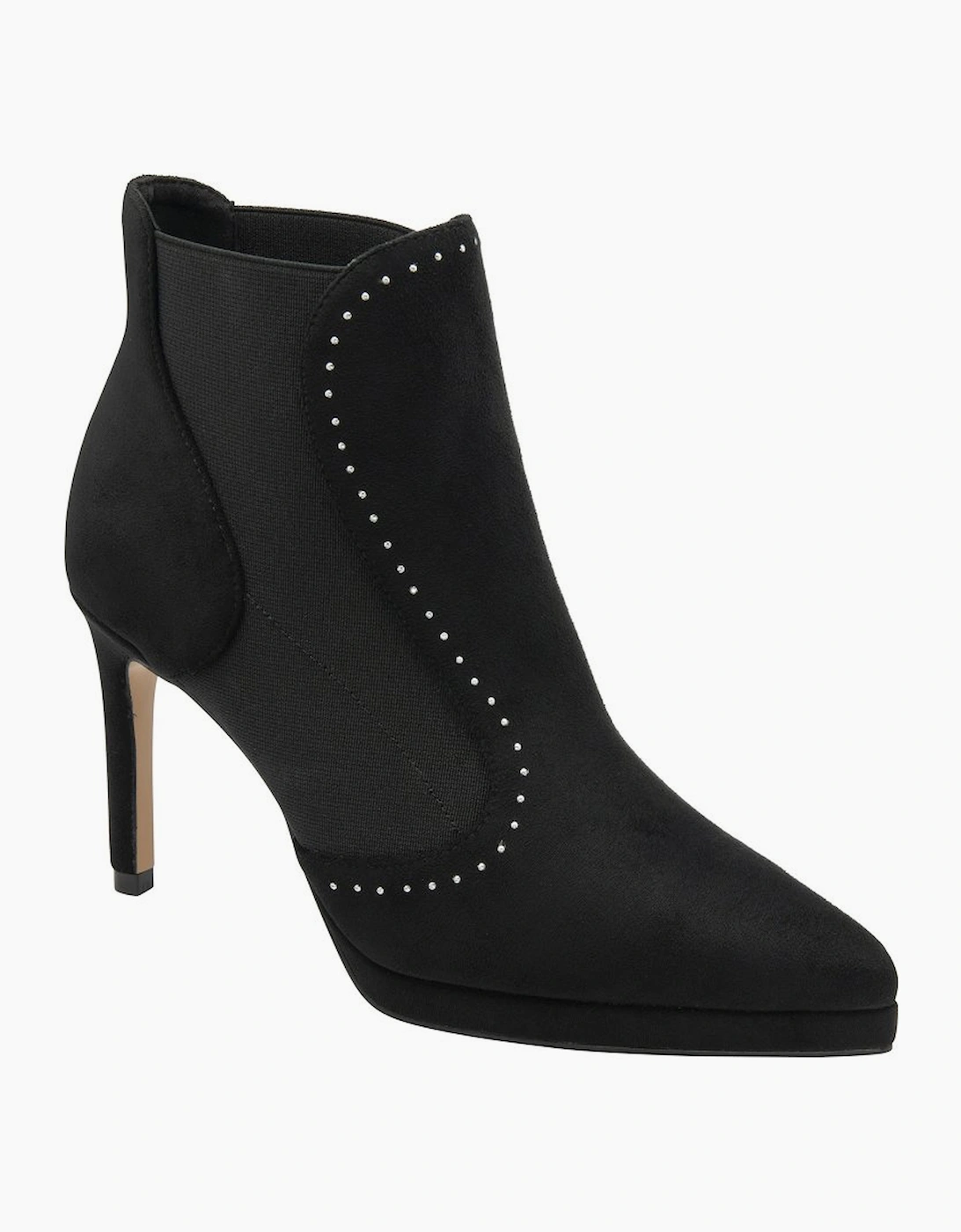 Ravel Women's Black Polla High Heeled Ankle Boots - Size: 8