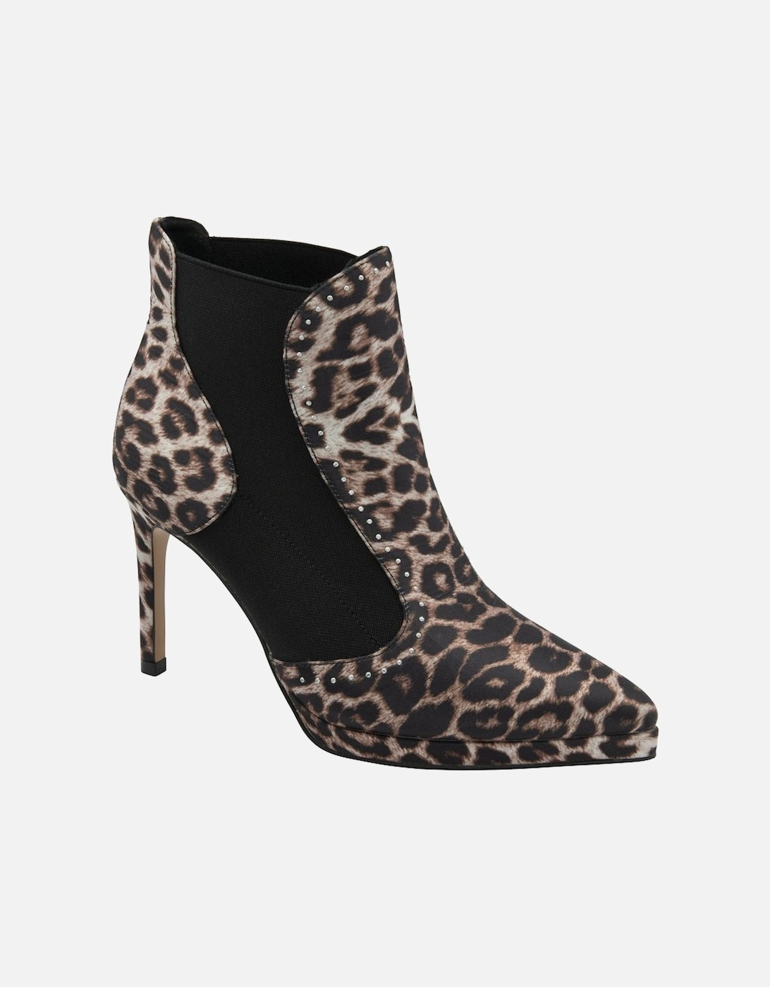 Polla Womens High Heeled Ankle Boots, 5 of 4