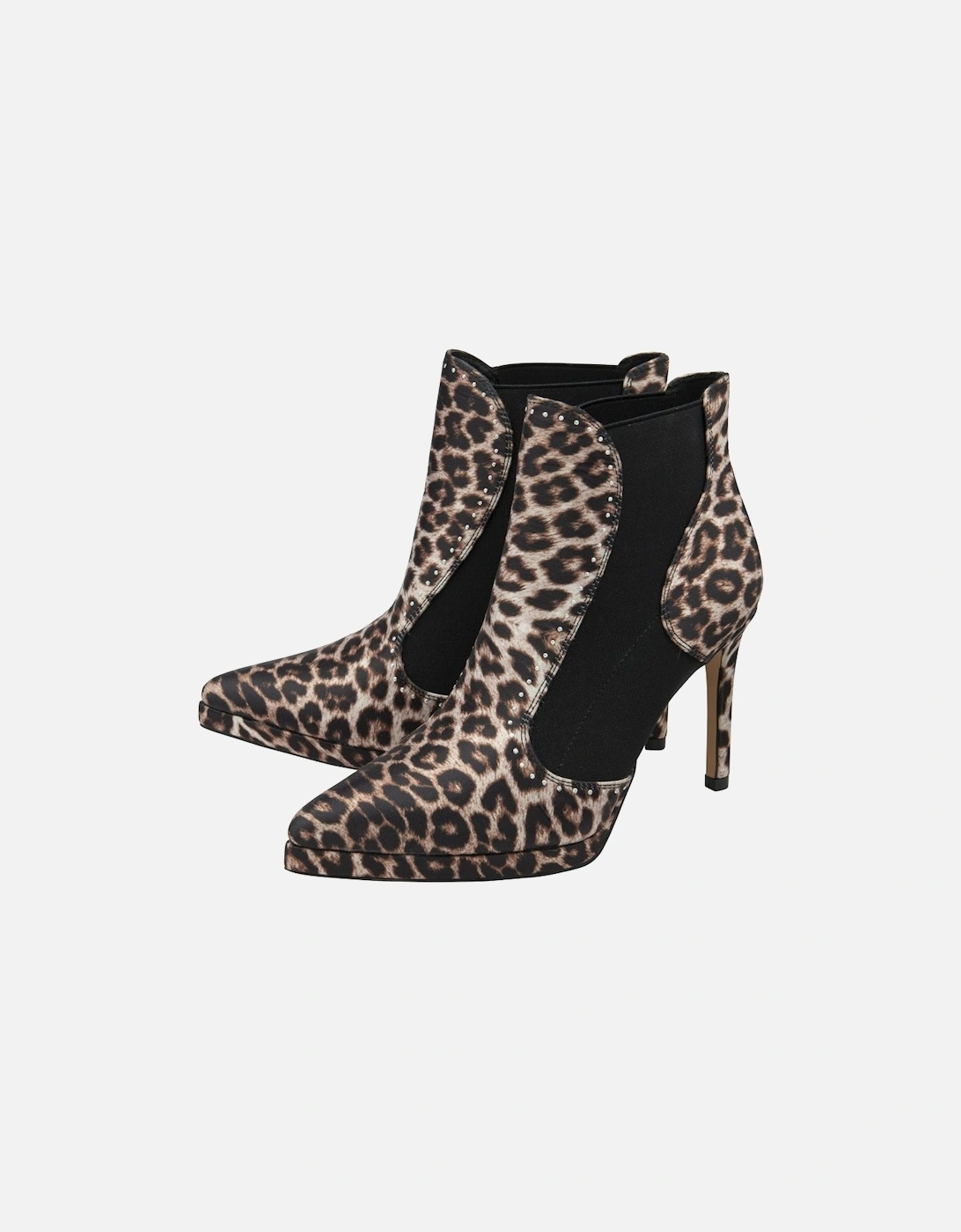 Polla Womens High Heeled Ankle Boots