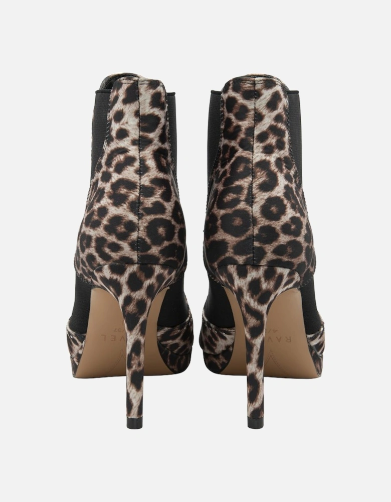 Polla Womens High Heeled Ankle Boots