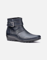 Navy Leather