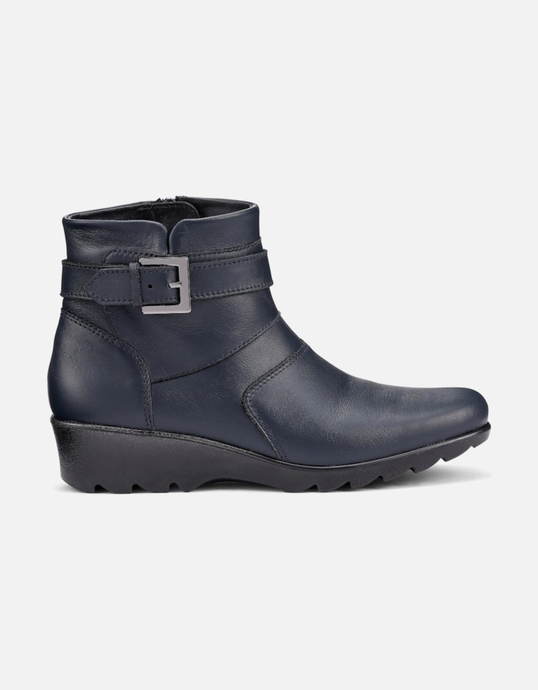 Foxton Womens Low Wedge Boots