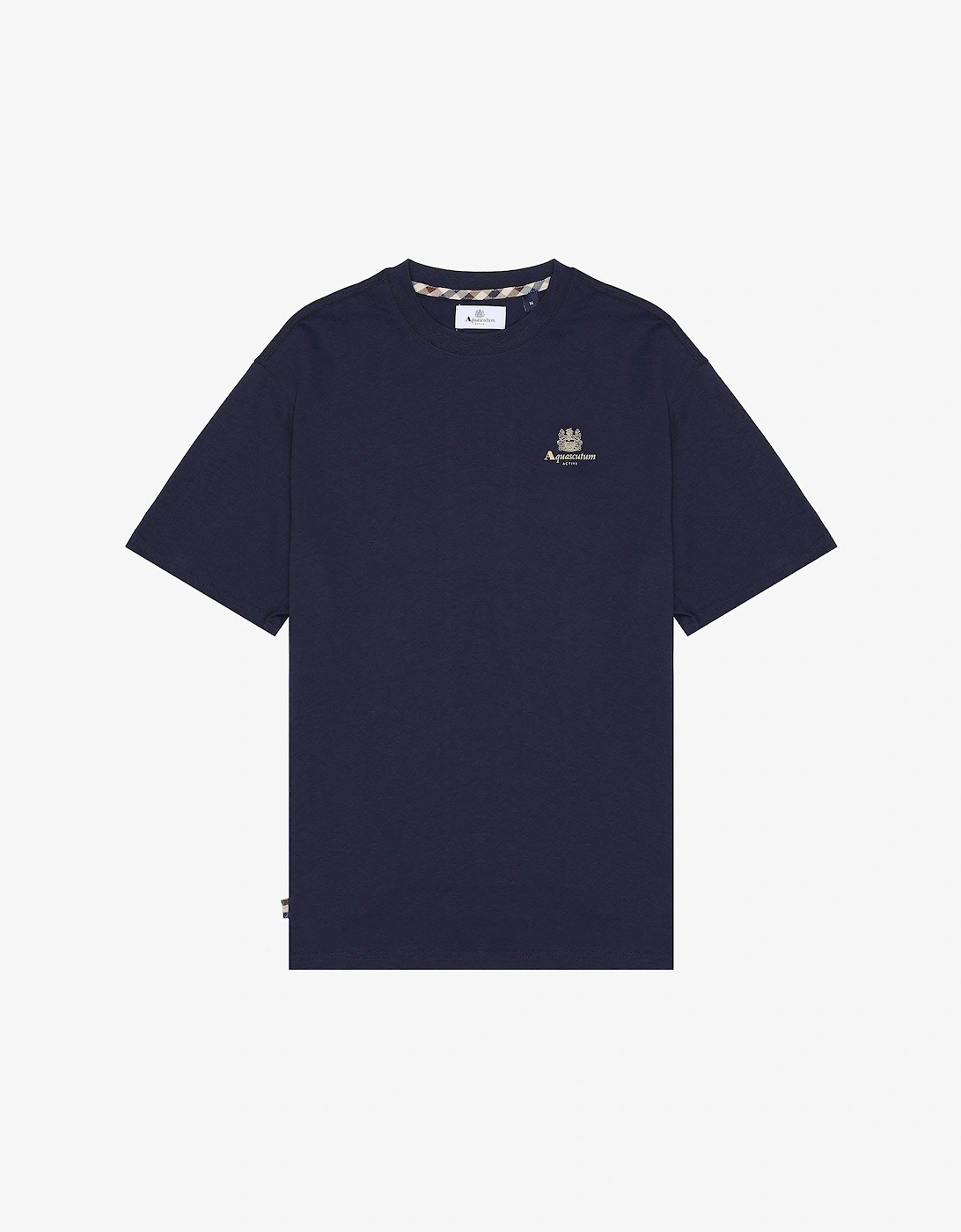 Mens Small Logo T-Shirt - Navy 11, 3 of 2