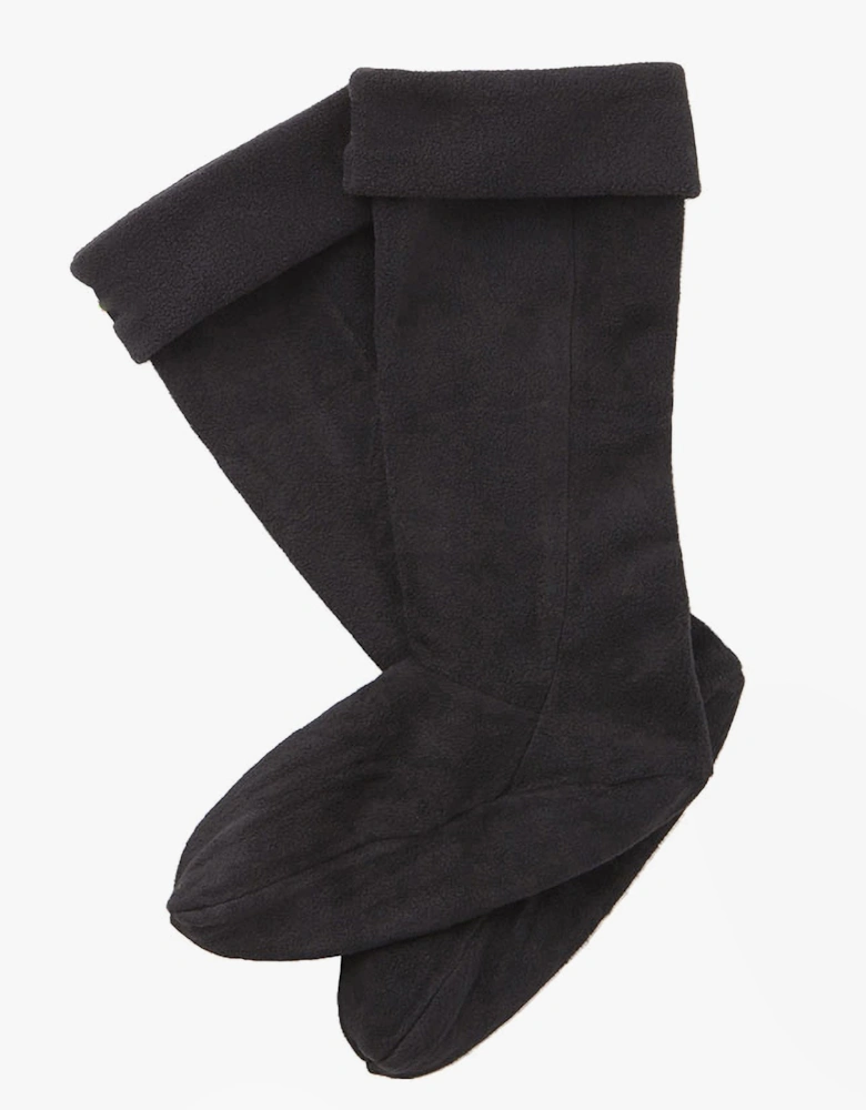 Fleece Wellington Unisex Socks Black