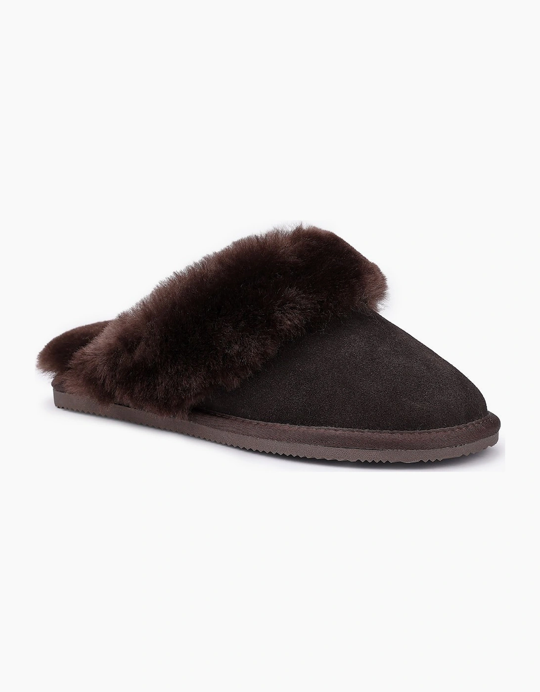 Hotter Women's Candy Womens Sheepskin Slippers - Brown - Size: 4