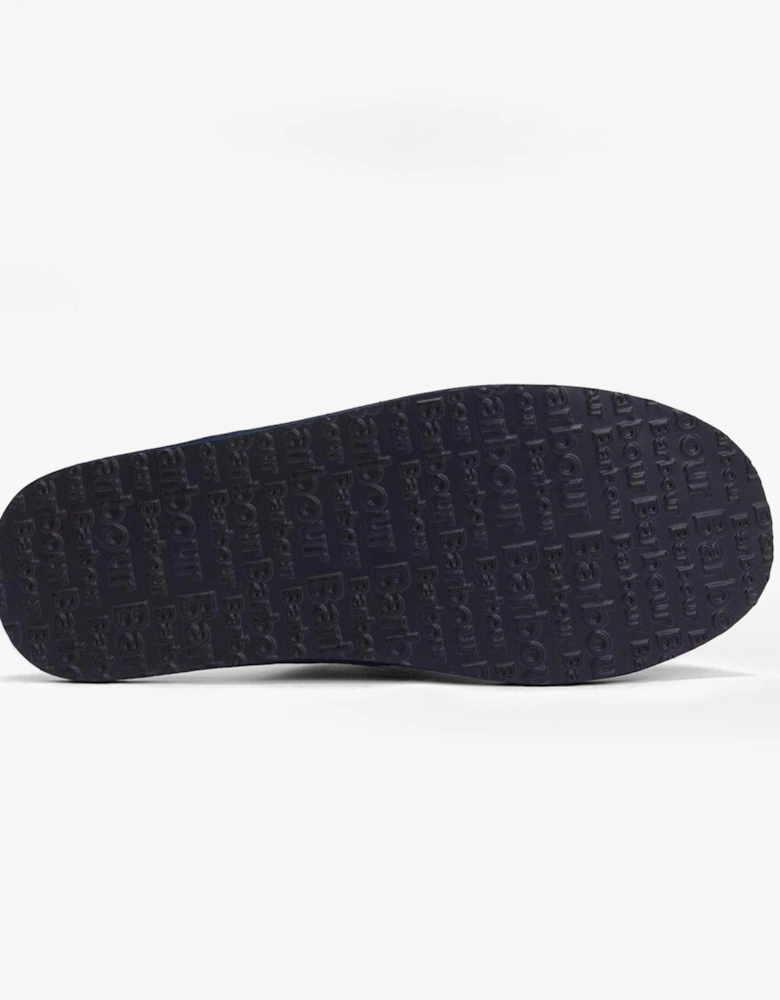 EVERITT Mens Mule Slippers Winterberry Tartan