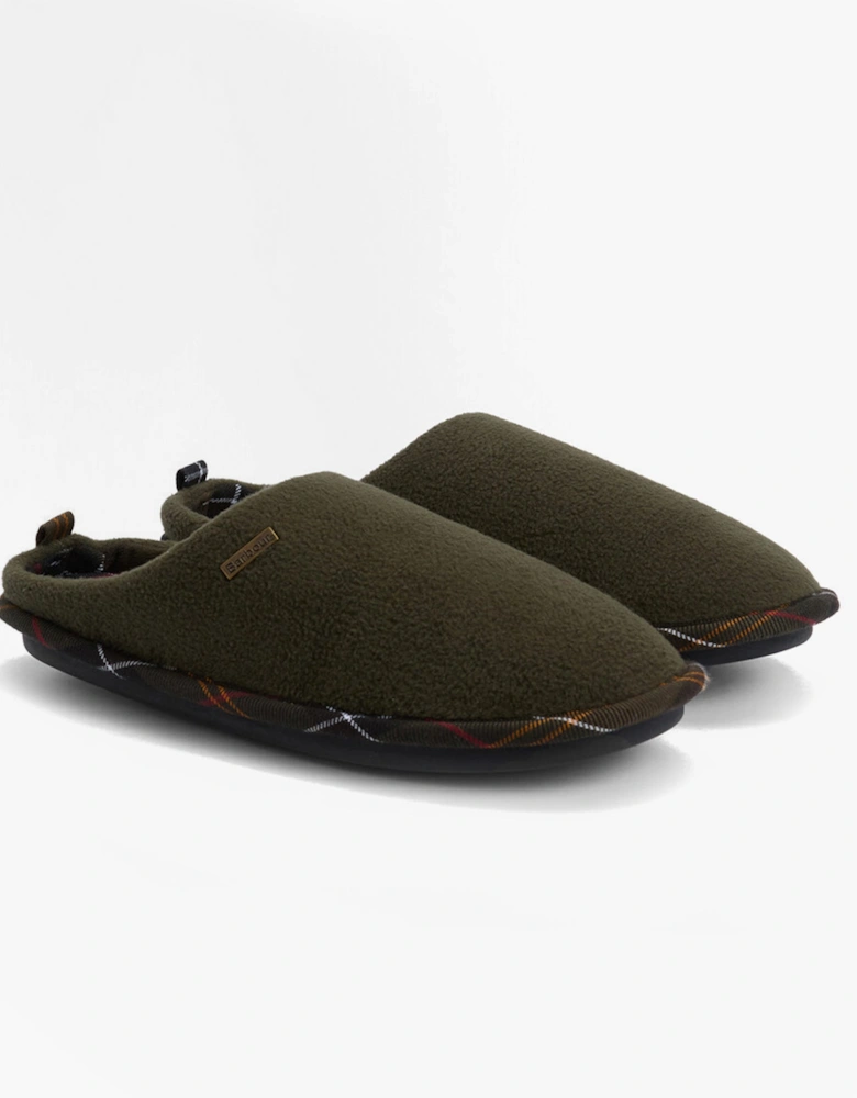 HEXHAM Mens Mule Slippers Olive