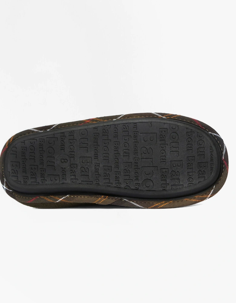HEXHAM Mens Mule Slippers Olive