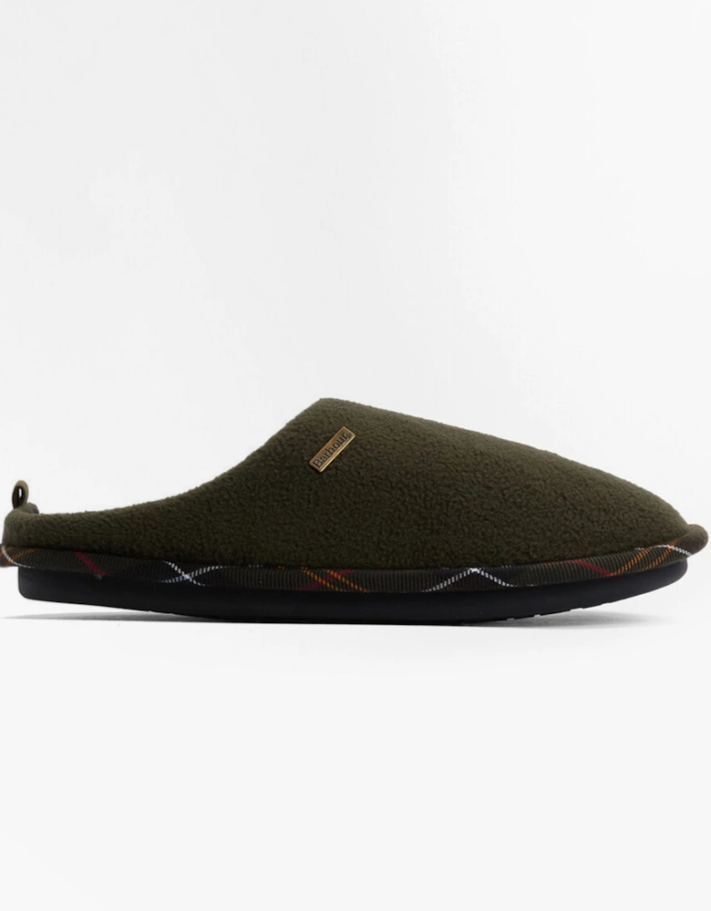 HEXHAM Mens Mule Slippers Olive