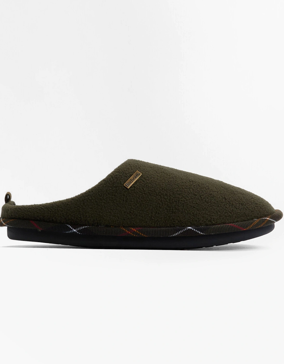 Men's Barbour HEXHAM Mens Mule Slippers Olive - Green - Size: 11