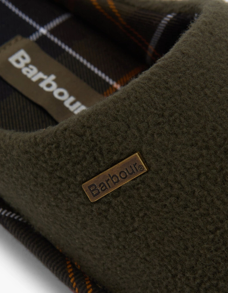 HEXHAM Mens Mule Slippers Olive