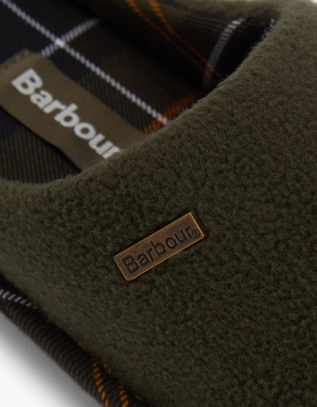 HEXHAM Mens Mule Slippers Olive