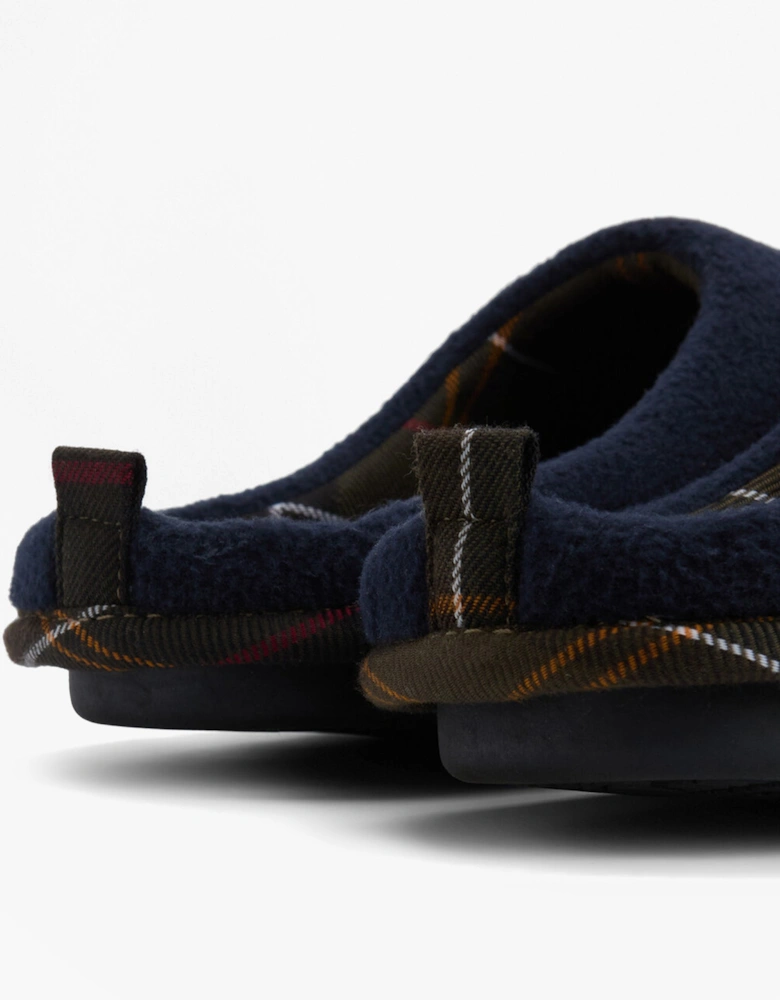 HEXHAM Mens Mule Slippers Navy