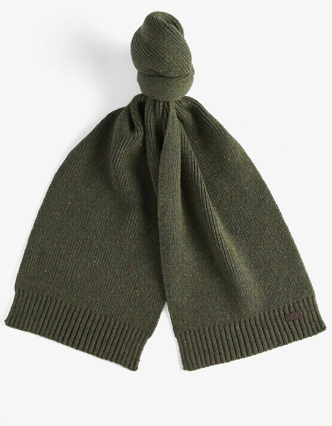 CARLTON FLECK BEANIE & SCARF Gift Set Mens Olive