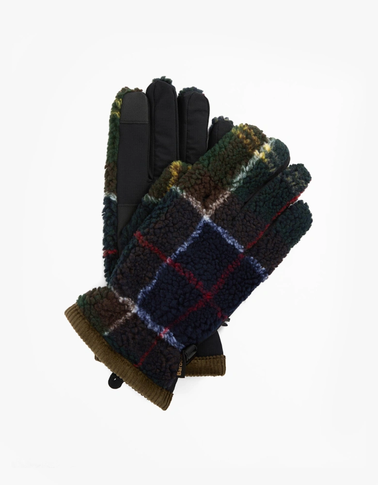 Field Tartan Mens Fleece Gloves Classic Tartan