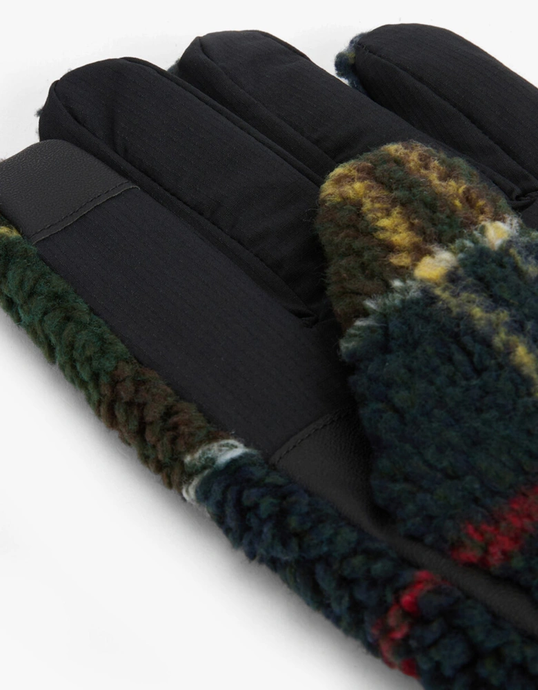Field Tartan Mens Fleece Gloves Classic Tartan