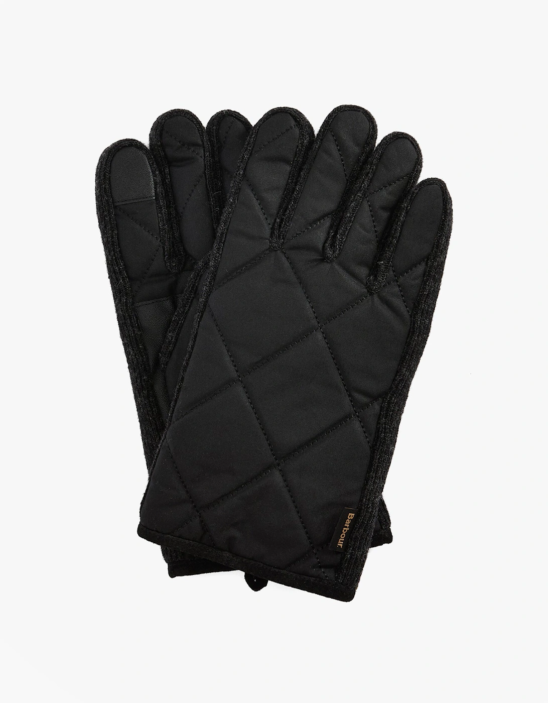 Men's Barbour WESTERDALE Mens Gloves Black - Size: MEDIUM